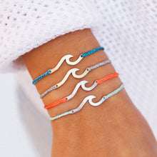 Load image into Gallery viewer, Hammered Wave Charm
