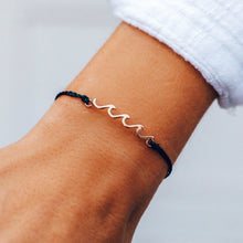 Load image into Gallery viewer, Rose Gold Delicate Wave Bracelet