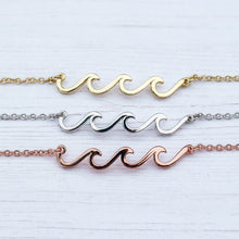 Load image into Gallery viewer, Delicate Wave Anklet