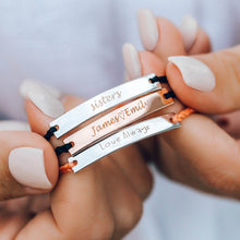 Load image into Gallery viewer, Engravable Bar Bracelet