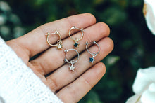 Load image into Gallery viewer, Star Hoop Earrings
