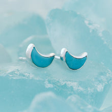 Load image into Gallery viewer, Crescent Moon Stud Earrings
