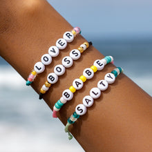 Load image into Gallery viewer, Boss Alphabet Bead Bracelet
